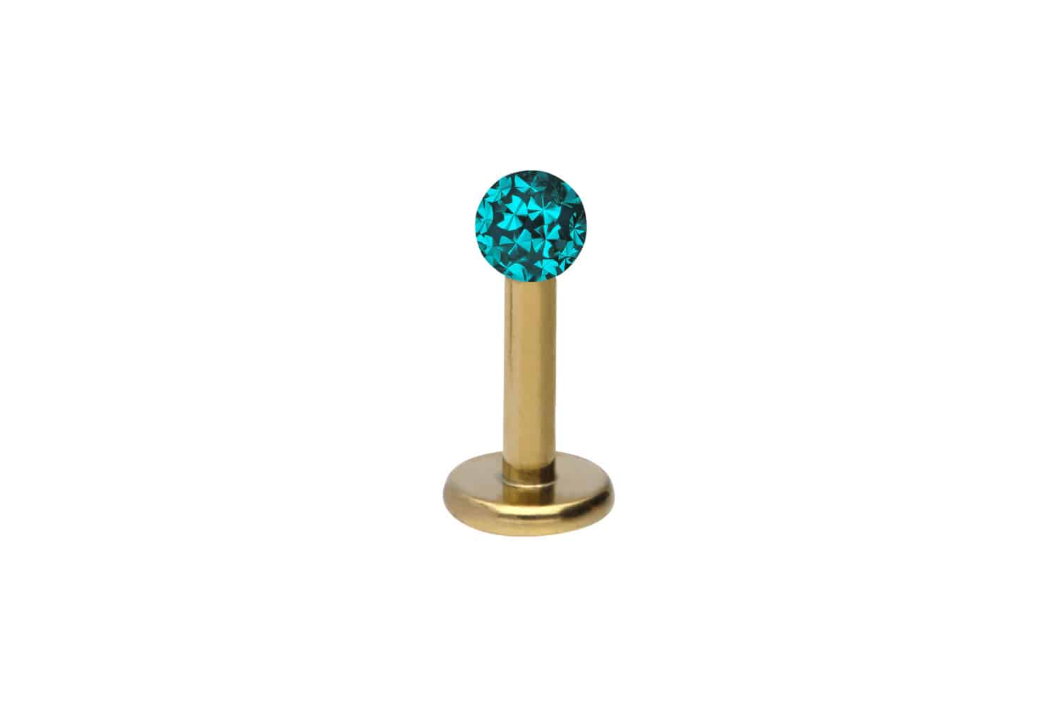 Titan Labret Piercing EPOXY-KUGEL